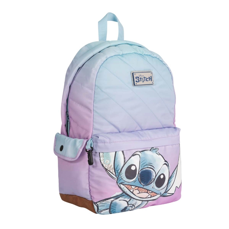 Mochila Escolar Mooving 2026 Stitch Metalesse Art.1629126